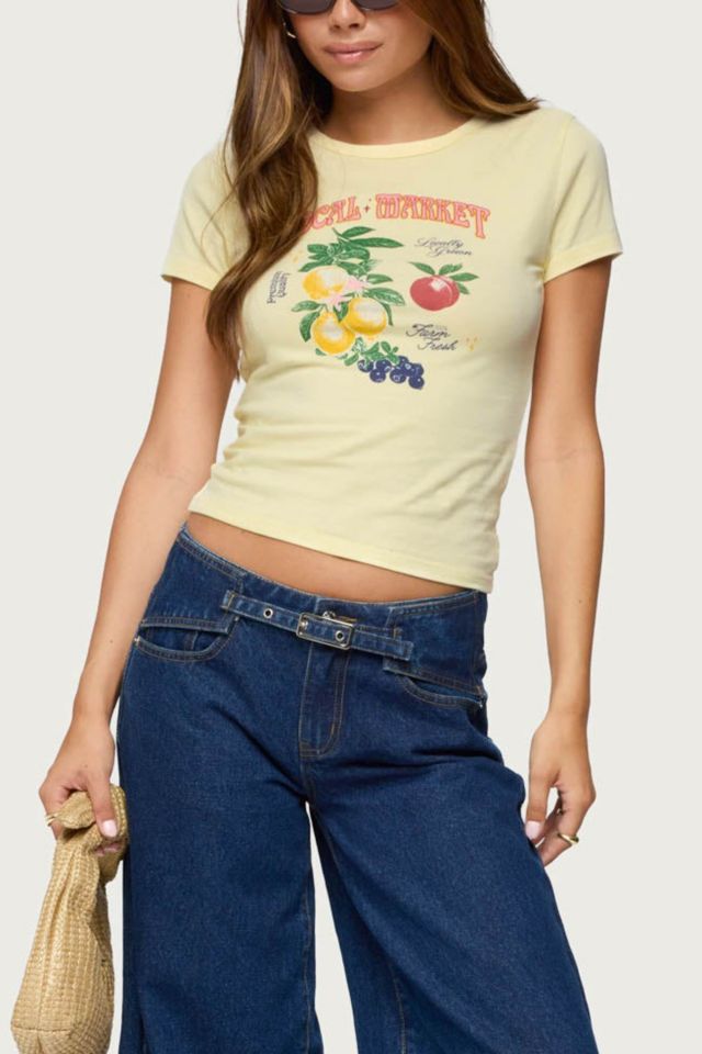 Edikted Local Market Graphic T-Shirt #3