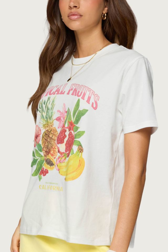 Edikted Tropical Fruits Graphic T Shirt #2