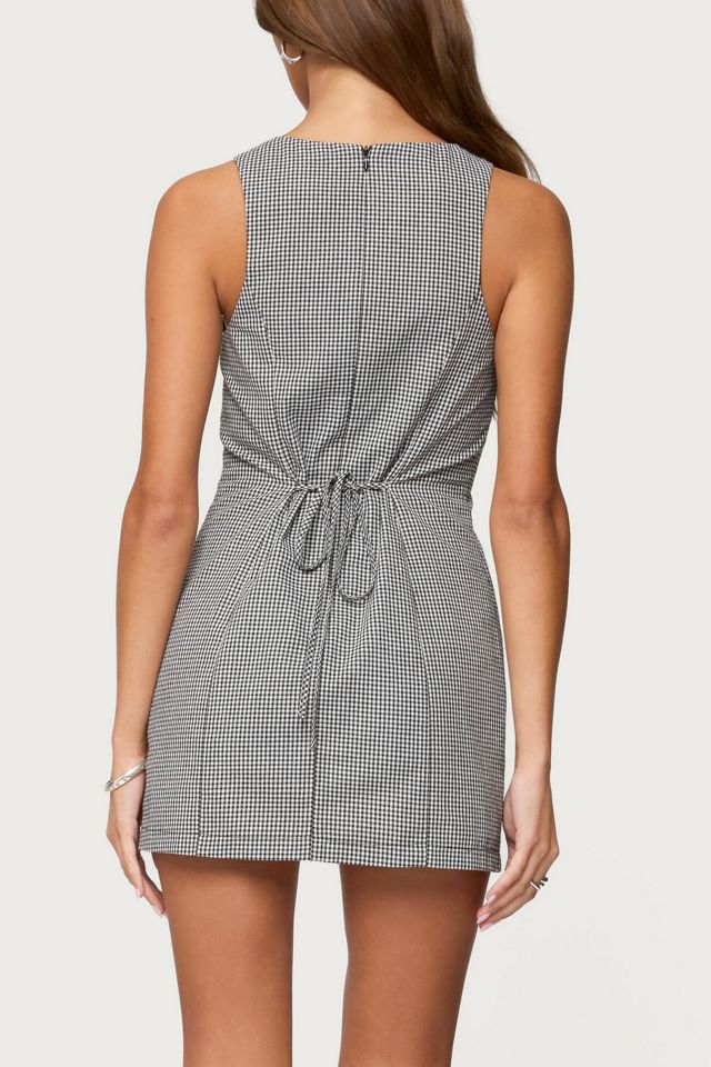 Edikted Macee Gingham Romper #2