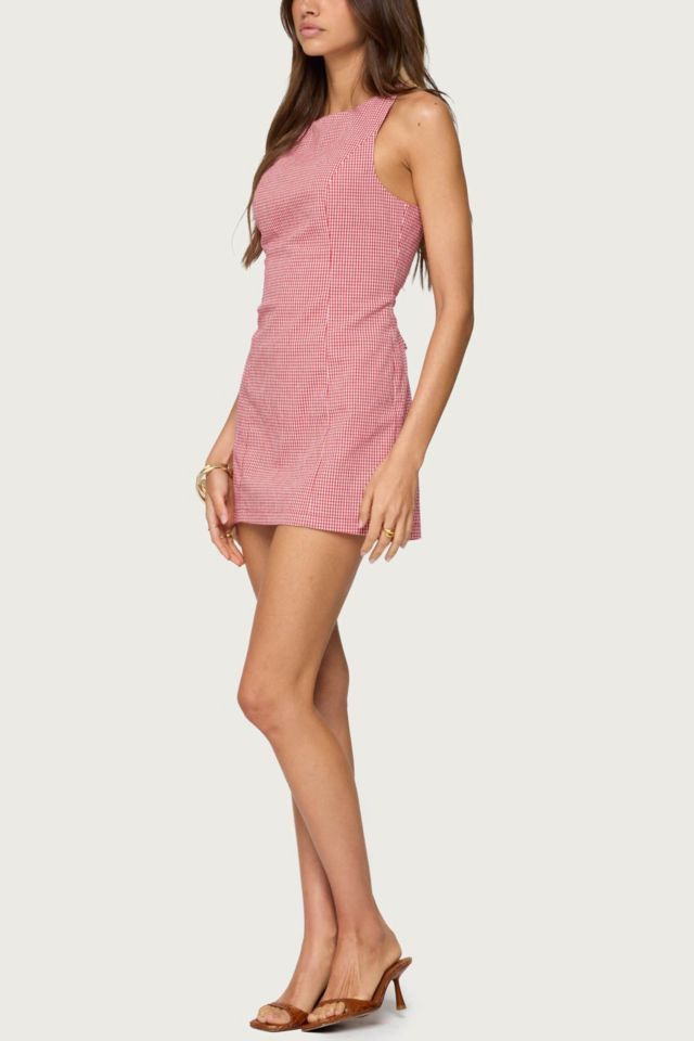 Edikted Macee Gingham Romper #1