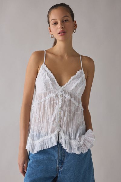 Kimchi Blue Kristy Babydoll Top | Urban Outfitters