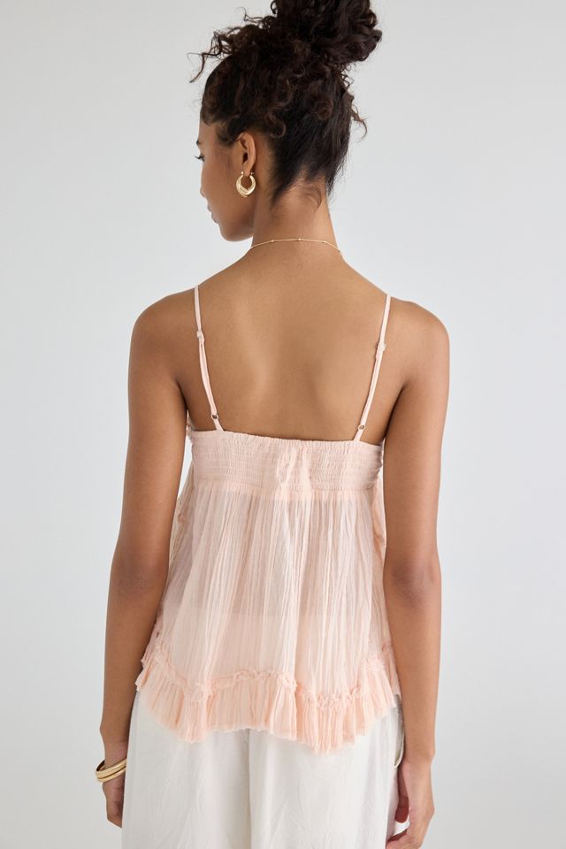 Kimchi Blue Marnie Embroidered Tunic Babydoll Cami #3