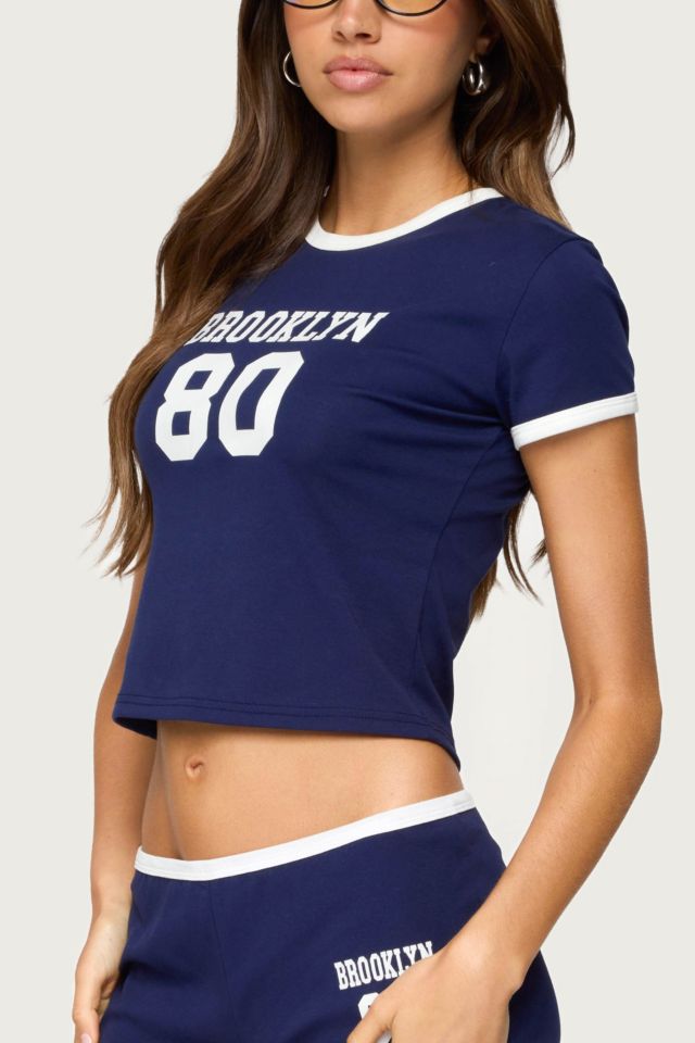 Edikted Brooklyn Contrast T Shirt #2