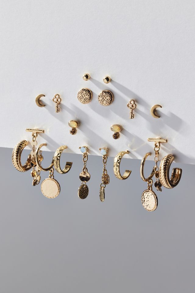 Emilia Coin Multi Earrings Set #2