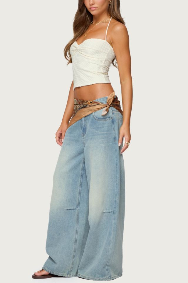 Edikted Zoee Twisted Textured Halter Top #1