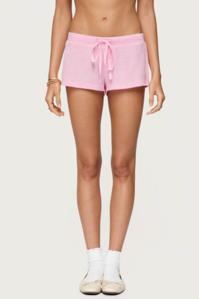 Edikted Teddy Waffle Shorts