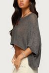 Edikted Laline Oversized Knit Crop Top