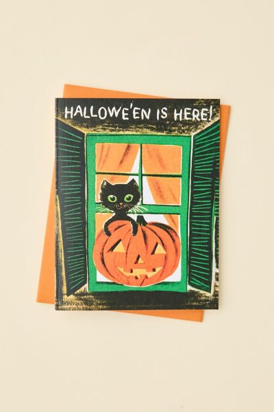 Laughing Elephant Halloween Is Here Greeting Card