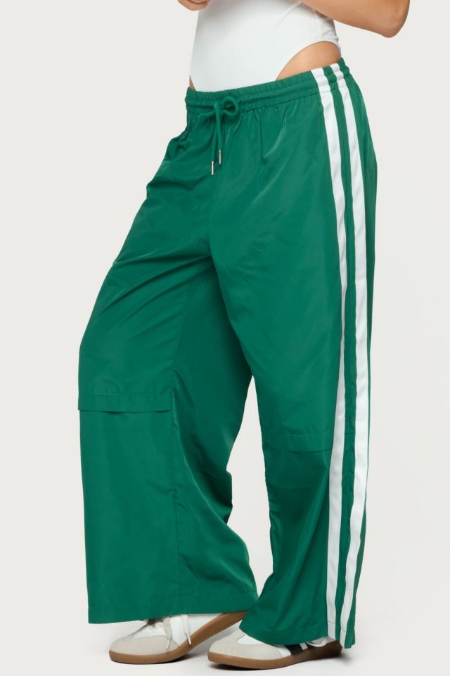 Edikted Petite Fauna Nylon Track Pants #4