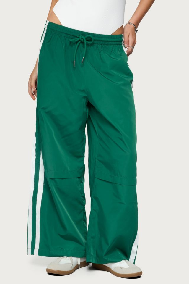 Edikted Petite Fauna Nylon Track Pants #1