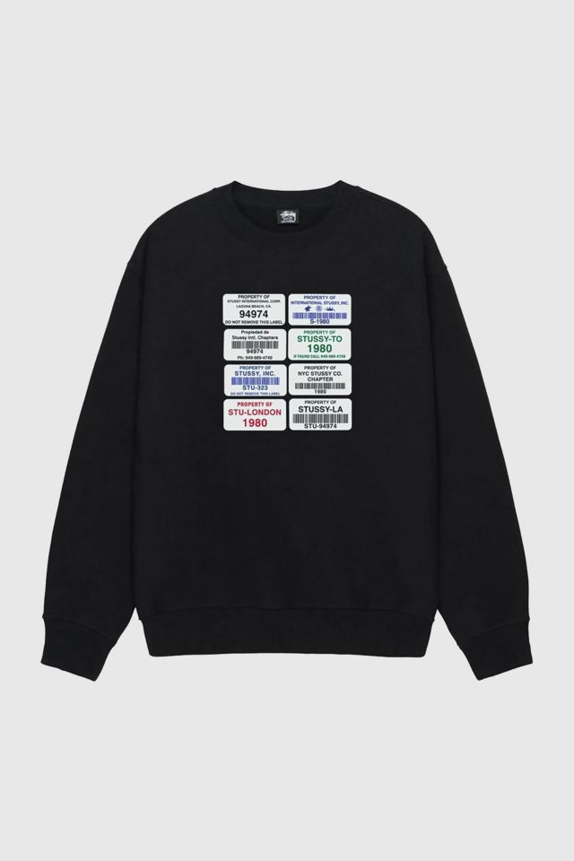 Stussy Codes Crewneck Sweatshirt