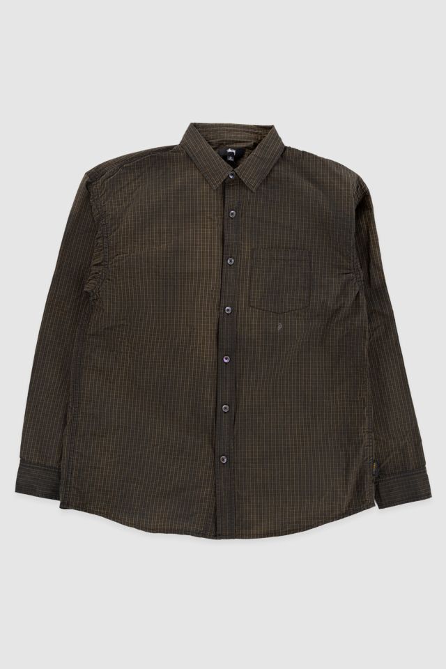 Stussy Classic Sprayed Long Sleeve Shirt #1