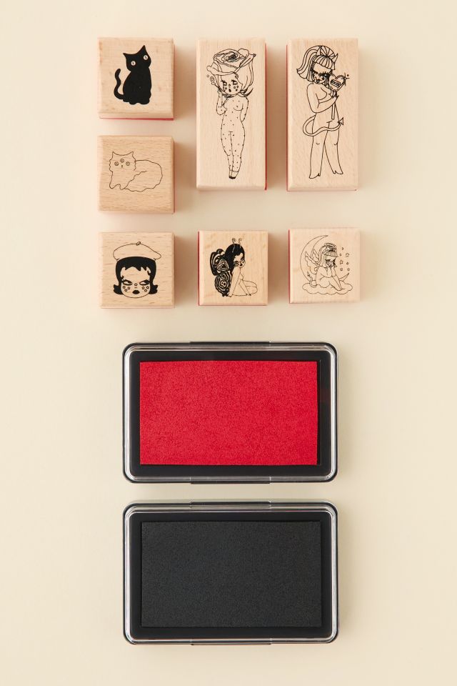 Valfré Carved Rubber Stamp Set #1