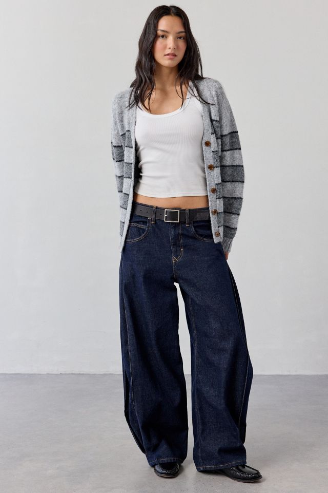 BDG Eliot Striped Oversized Cardigan #1