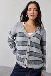BDG Eliot Striped Oversized Cardigan