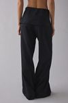 UO Side-Tie Foldover Mid-Rise Wide Leg Trouser
