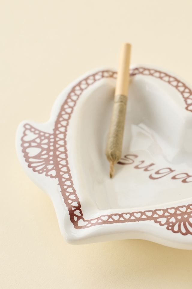 Heart Shaped Ceramic Ashtray #2