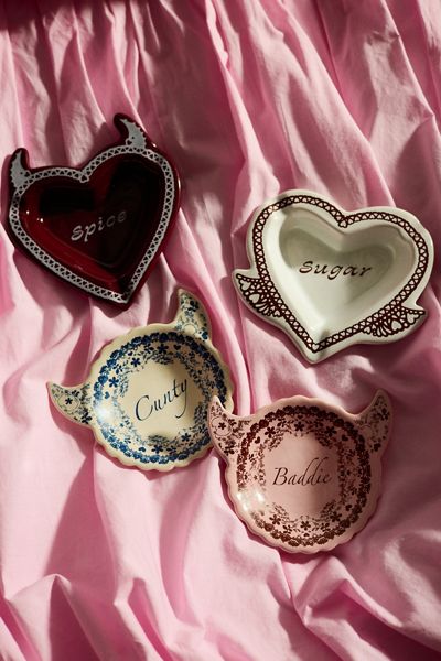 Heart Shaped Ceramic Ashtray