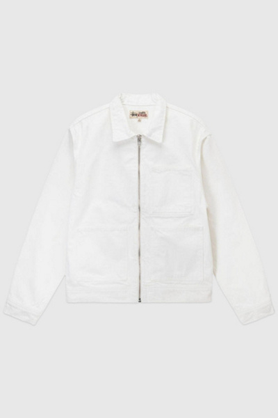 Stussy Overdyed Zip Work Jacket | Urban Outfitters