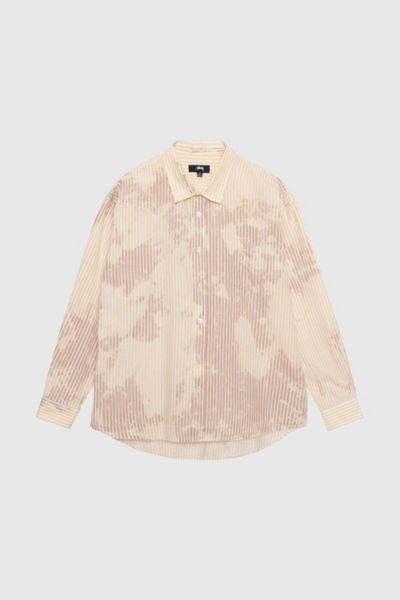 Stussy Classic Bleached Long Sleeve Shirt
