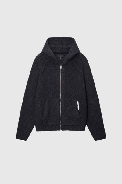 Stussy Chunky Sweater Zip-up Hoodie