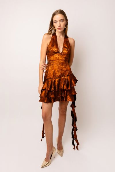 Amy Lynn Becky Ruffle Mini Dress