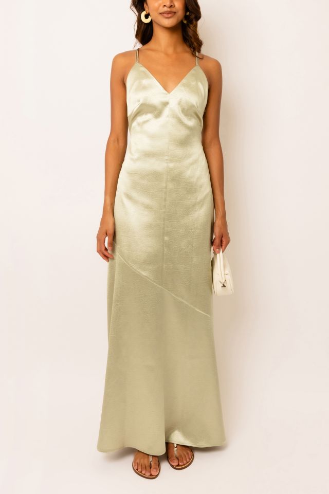 Amy Lynn Leonie Satin Maxi Dress #1