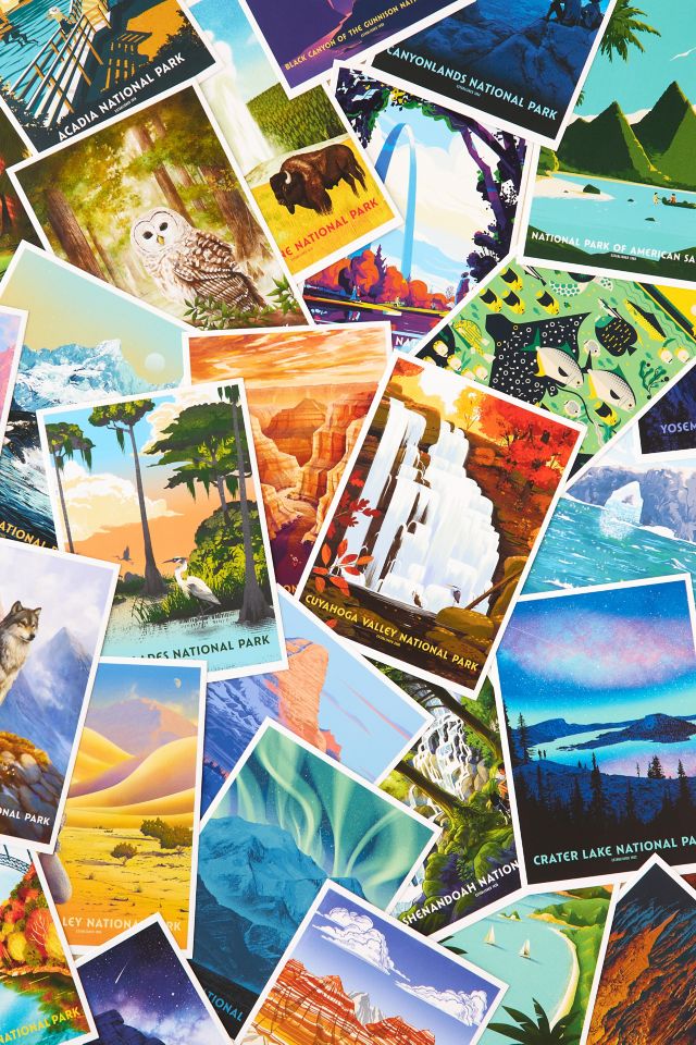 National Parks Postcard Set #1