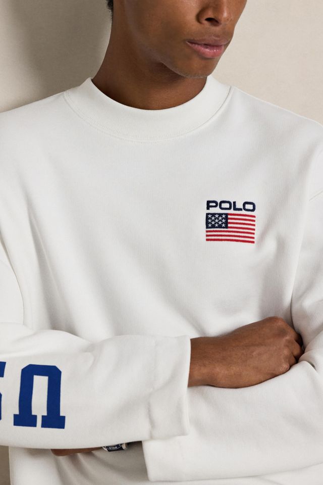 Polo Ralph Lauren USA Graphic Mock Neck Long Sleeve Tee #3