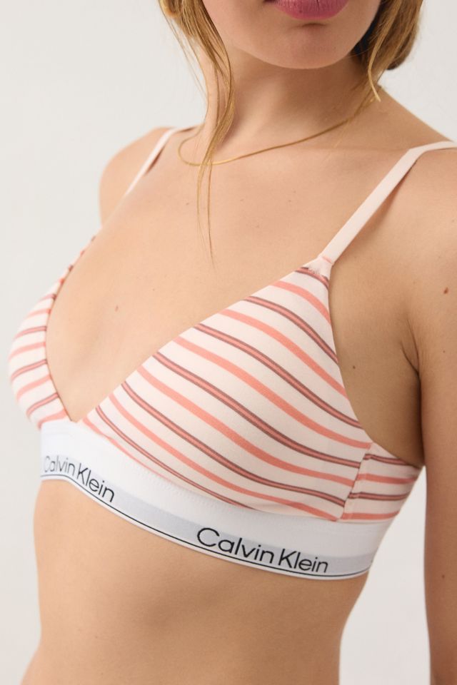 Calvin Klein Cotton Modal Lightly Lined Triangle Bralette #1