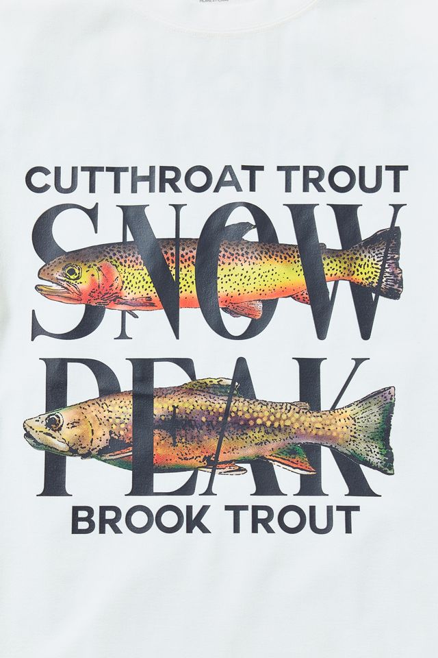 T-shirt graphique Famous Trout de Snow Peak #2