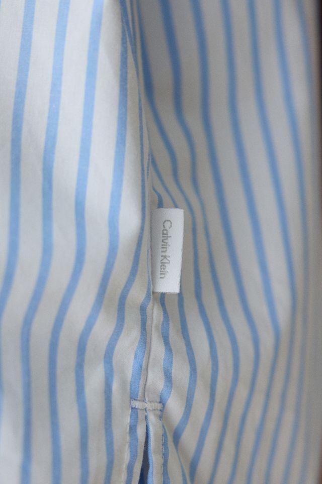 Chemise décontractée à manches courtes en popeline de coton Calvin Klein #2