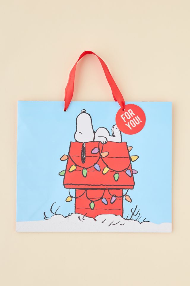 Peanuts Snoopy Holiday Gift Bag #1