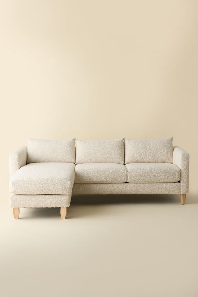 Chamberlin Boucle Sectional Sofa #1