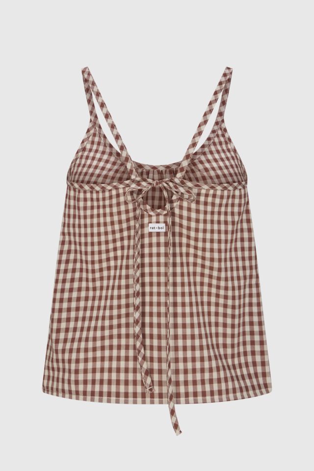 RAT BOI Keyhole Gingham Cami #4