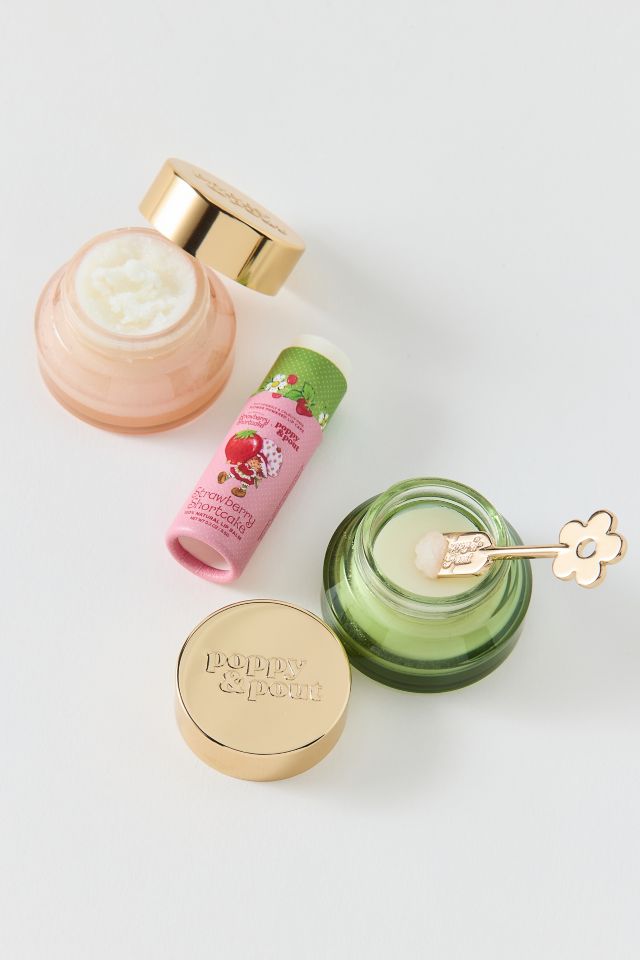 Poppy & Pout X Strawberry Shortcake Lip Care Trio Set #1