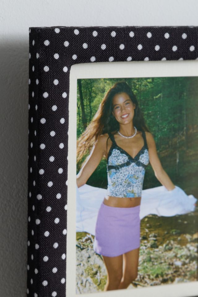 Penelope Double 4” X 6” Fabric Picture Frame #1