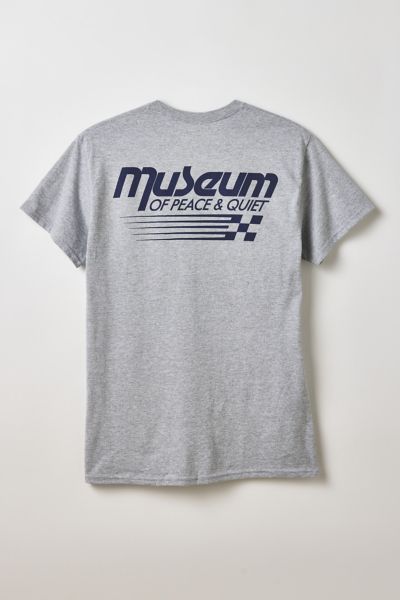 Museum Of Peace & Quiet Racing Flag Graphic Tee