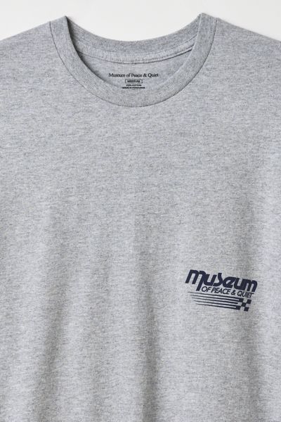Museum Of Peace & Quiet Racing Flag Graphic Tee