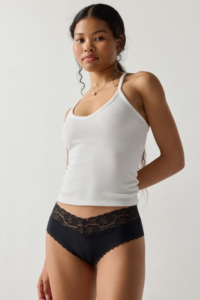 Out From Under Lace Trim Cotton Cheeky Undie #2