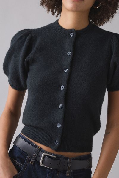 Kimchi Blue Kate Puff Short Sleeve Cardigan