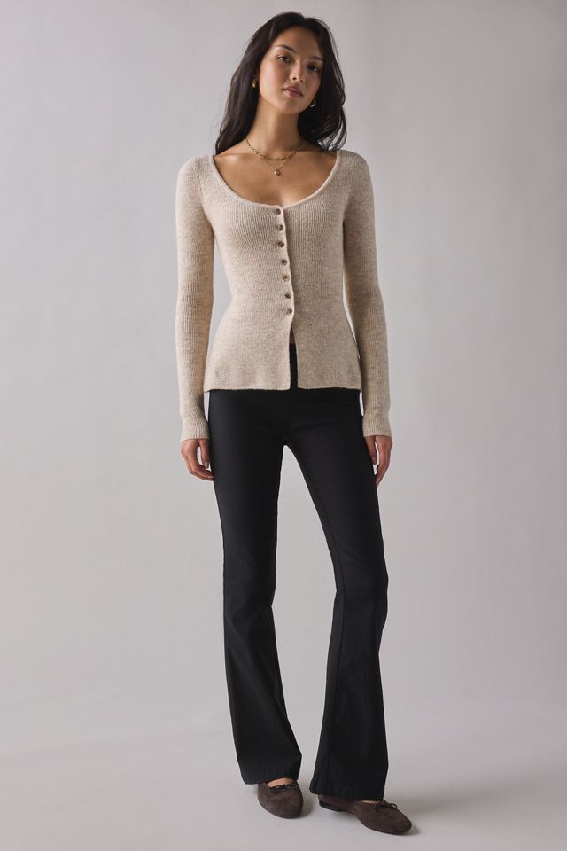 Kimchi Blue Frankie Scoop Neck Flyaway Cardigan #2