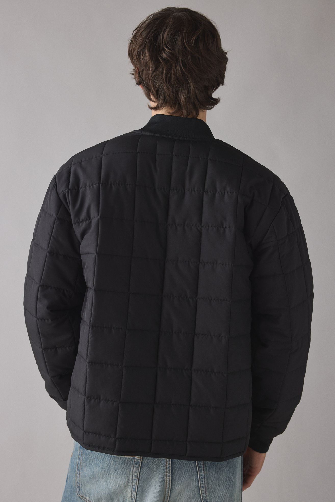 BDG Quilted Bomber Jacket