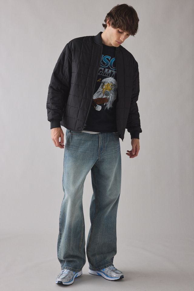 BDG Quilted Bomber Jacket #2