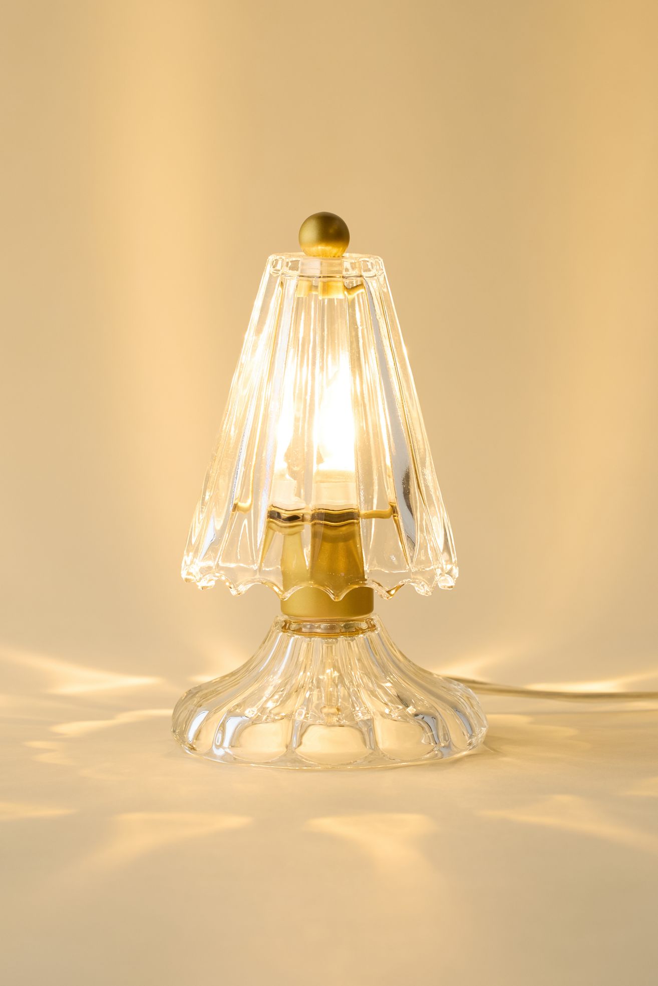 Eve Glass Table Lamp - Clear, ONE SIZE