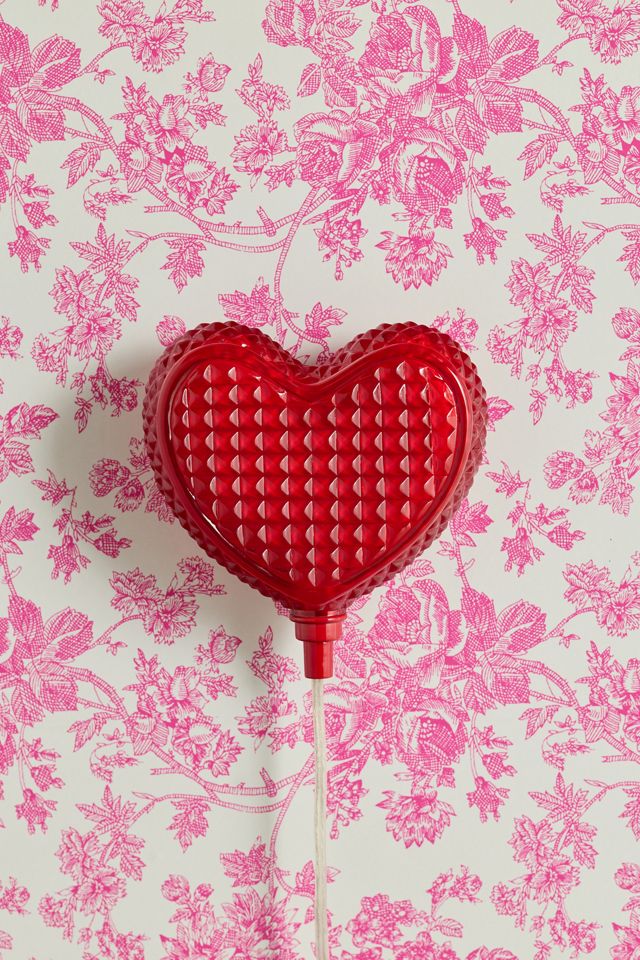 Crystal Heart Shape Resin Sconce #1