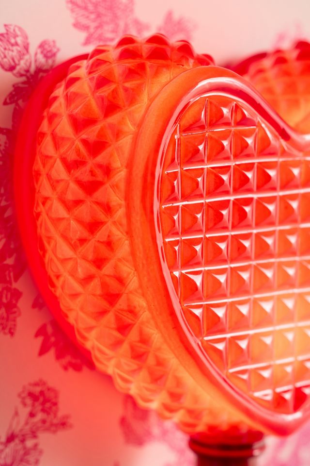 Crystal Heart Shape Resin Sconce #2