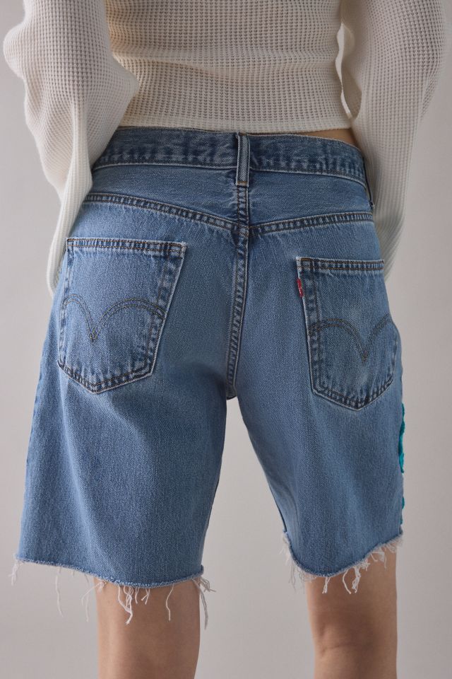 ReMADE By UO Handmade Crochet Patched Jorts #2