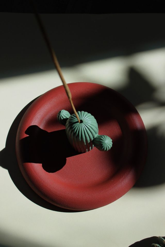 Acquired Taste Charming Cactus Incense Holder + Coaster #1