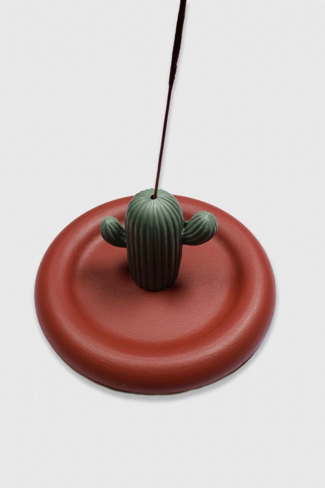 Acquired Taste Charming Cactus Incense Holder + Coaster #2